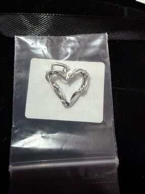 Pandora Silver Twisted Heart Charm